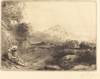 Repos du voyageur - Alphonse Legros