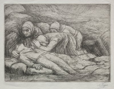 Triomphe de la Mort: La Mort chez une famille de marins - Alphonse Legros