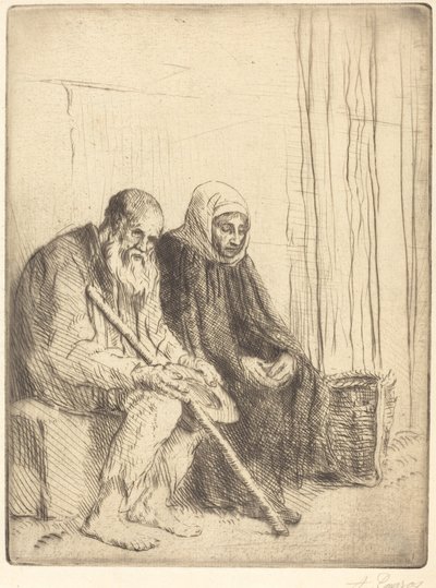 Deux mendiants - Alphonse Legros