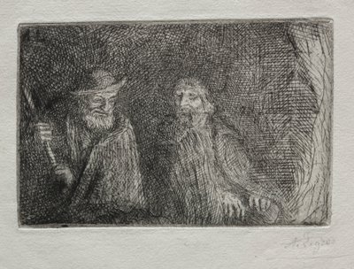 Les Deux Bergers - Alphonse Legros
