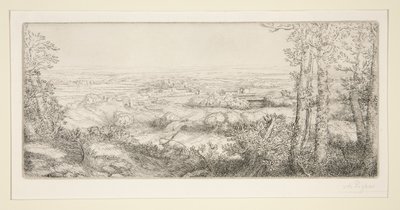 Une vallée en Bourgogne - Alphonse Legros