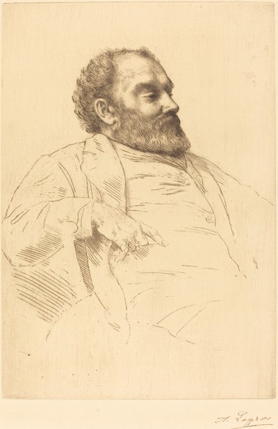 Val Prinsep, R.A. - Alphonse Legros