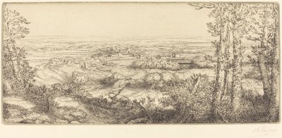 Une vallée en Bourgogne - Alphonse Legros