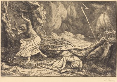 Victimes de la foudre - Alphonse Legros