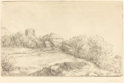 Un village - Alphonse Legros