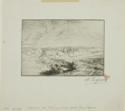 Village de Wimille, près de Boulogne - Alphonse Legros