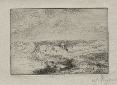 Village de Wimille, près de Boulogne - Alphonse Legros