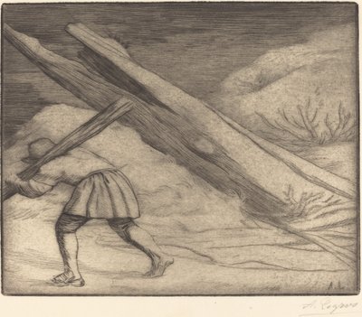 Hiver, 1ère plaque - Alphonse Legros