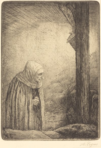 Femme au calvaire - Alphonse Legros