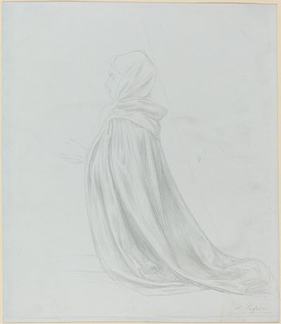 Femme en manteau - Alphonse Legros