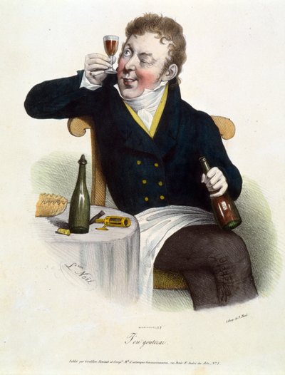 Le Dégustateur de vin - Alphonse Leon Noel