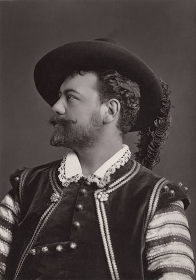 Portrait de Victor Maurel (1848-1923) baryton français en Don Giovanni de Mozart - photographie par Alphonse Justin Liebert (1827-1914) - Alphonse Liebert