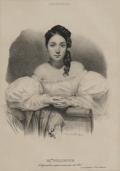Portrait de Mademoiselle Juliette Drouet. - Alphonse Leon Noel