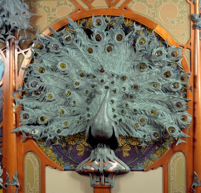 Art Nouveau : décoration intérieure de la boutique du bijoutier Georges Fouquet à Paris - Alphonse Mucha
