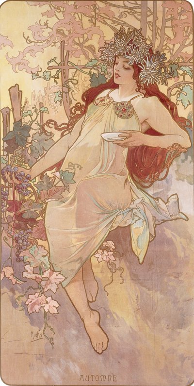Automne - Alphonse Mucha
