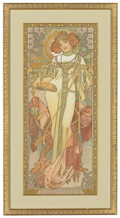 Les quatre saisons : Automne, 1900 - Alphonse Mucha