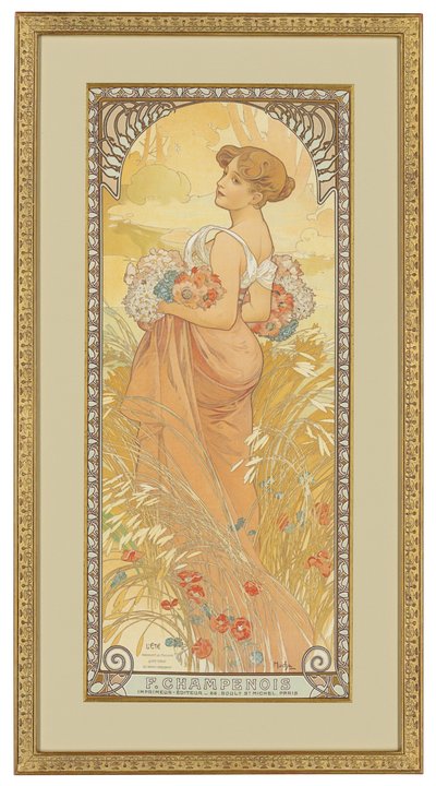 Les Quatre Saisons : Été, 1900 - Alphonse Mucha