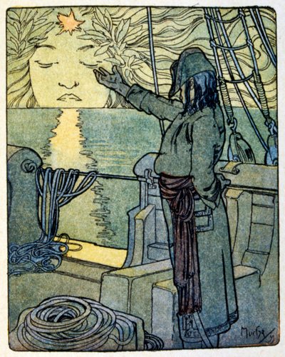 Illustration par Alphonse Mucha pour le livre 