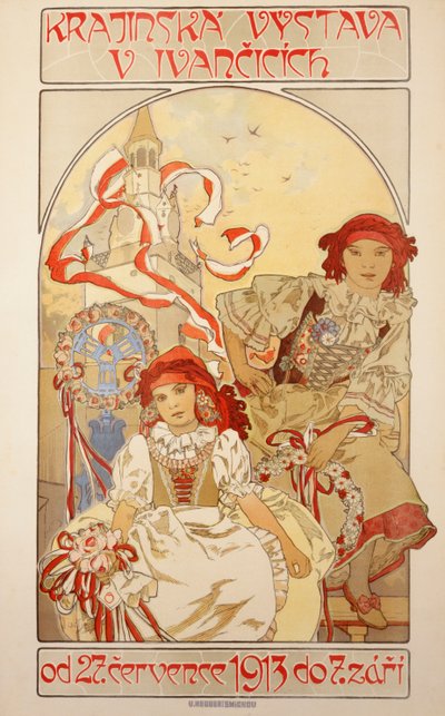 Krajinska Vystava V Ivancicich, 1913 - Alphonse Mucha
