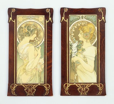 La Primevère et la Plume - Alphonse Mucha