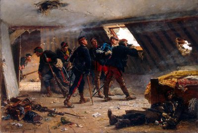 Scène de la guerre franco-prussienne - Alphonse Marie Neuville de