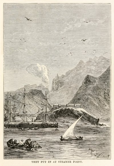 Ils accostent à Steamer Point, de 