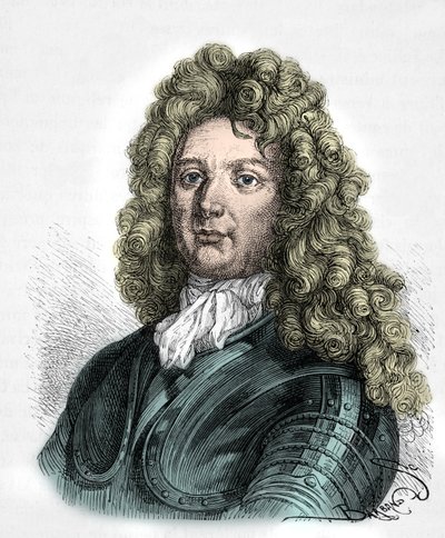 Portrait of Sebastien Le Prestre, Marquis de Vauban (Engraving) - Alphonse Marie de Neuville