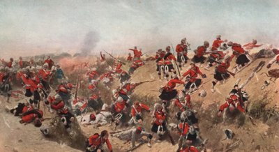 Assaut de Tel el Kebir par les Black Watch, Égypte, 1882 - Alphonse Marie de Neuville