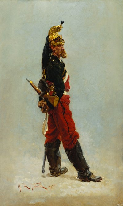 Un dragon, 1875 - Alphonse Marie de Neuville