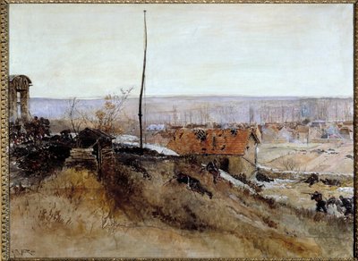 Guerre de 1870 - 1871 : Attaque du four à chaux à la Plâtrière de Champigny le 2 décembre - Alphonse Marie de Neuville