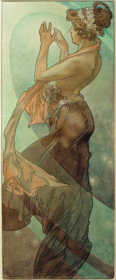 Étoile du soir - Alphonse Mucha