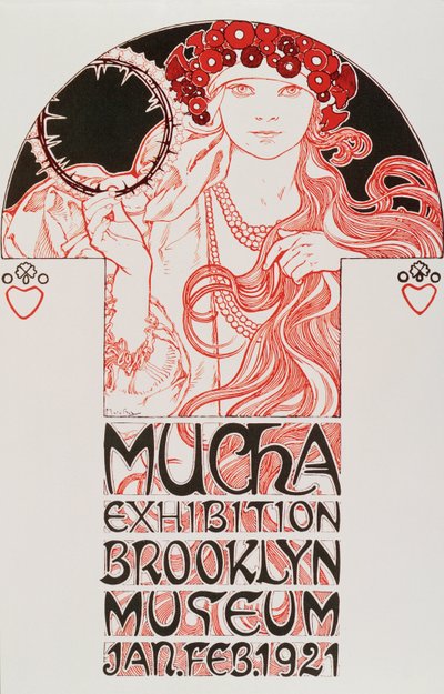 Affiche publicitaire par Alphonse Mucha pour l