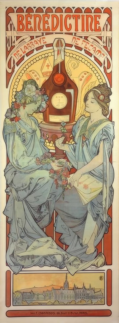 Bénédictine - Alphonse Mucha