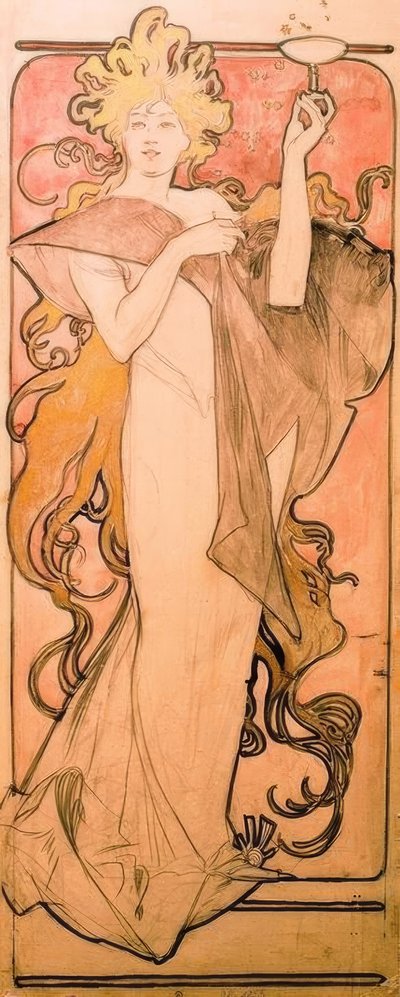 Champagne Ruinart - Alphonse Mucha