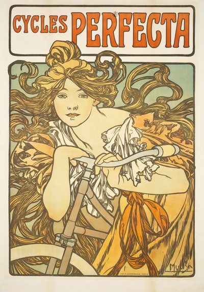 Cycles Perfecta, 1897 - Alphonse Mucha