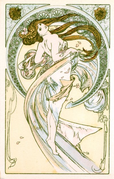 Danse, 1900 - Alphonse Mucha