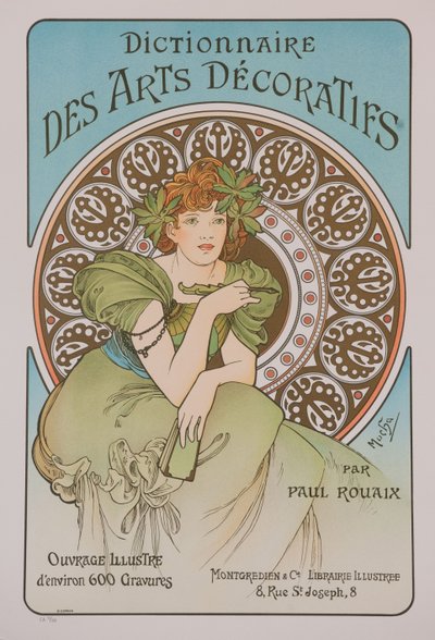 Dictionnaire des Arts Décoratifs, 1902 - Alphonse Mucha