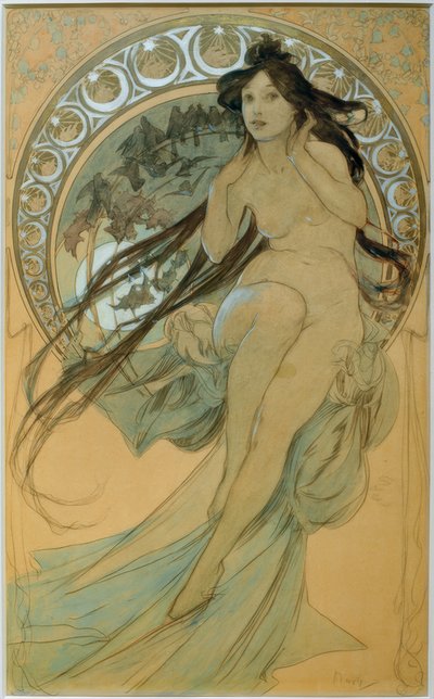 La musique - Alphonse Mucha