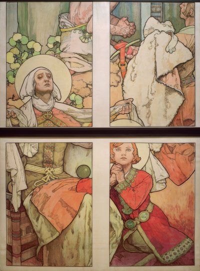 Fenêtre de Saint-Guy à Prague - Alphonse Mucha