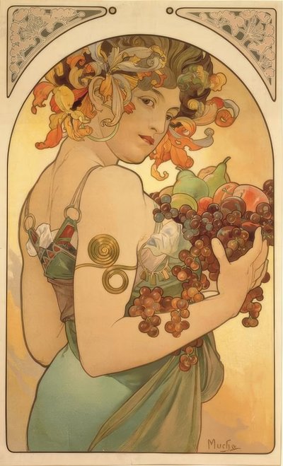 Fruits - Alphonse Mucha