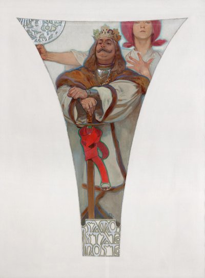 Georges de Poděbrady, 1911 - Alphonse Mucha