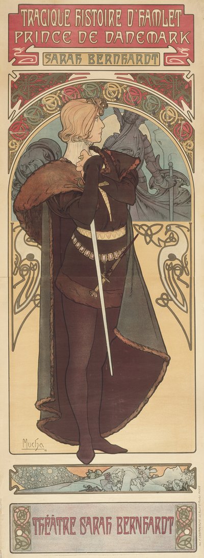 Hamlet - Alphonse Mucha