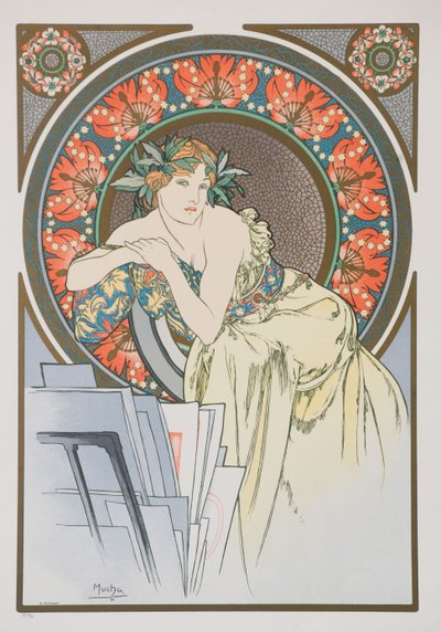 La Femme aux Coquelicots, 1898 - Alphonse Mucha