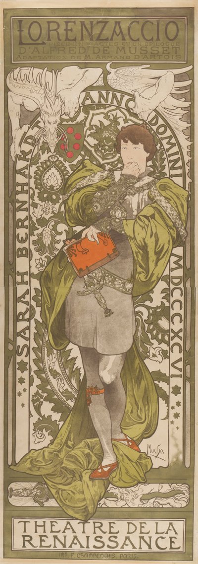 Lorenzaccio, 1896 - Alphonse Mucha