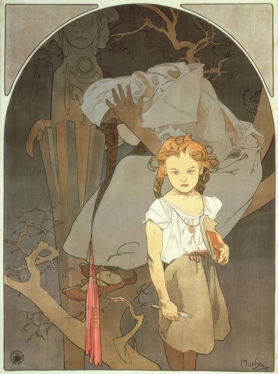 Loterie du sud-ouest de la Moravie - Alphonse Mucha