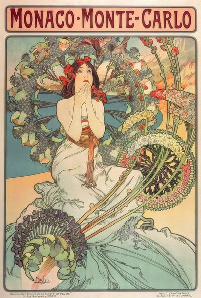 Monaco – Monte Carlo - Alphonse Mucha