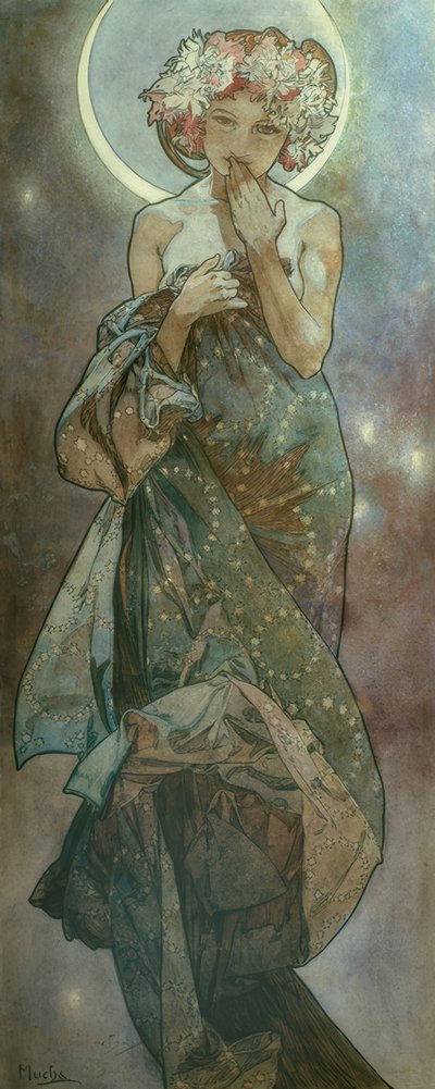 Clair de lune - Alphonse Mucha