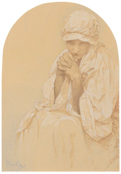 Portrait de Jaroslava, la fille de l