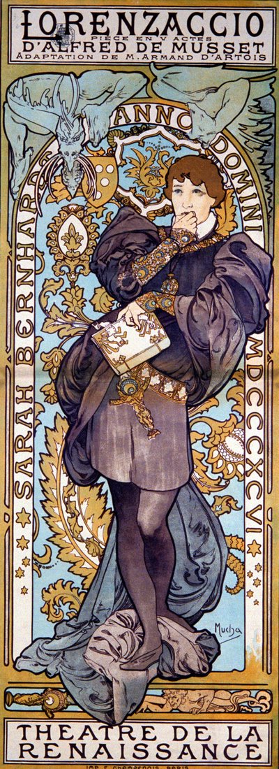 Affiche pour Lorenzaccio d