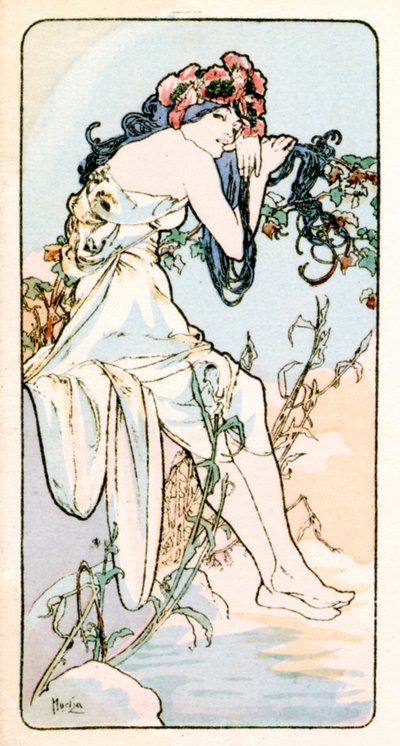 Été - Alphonse Mucha